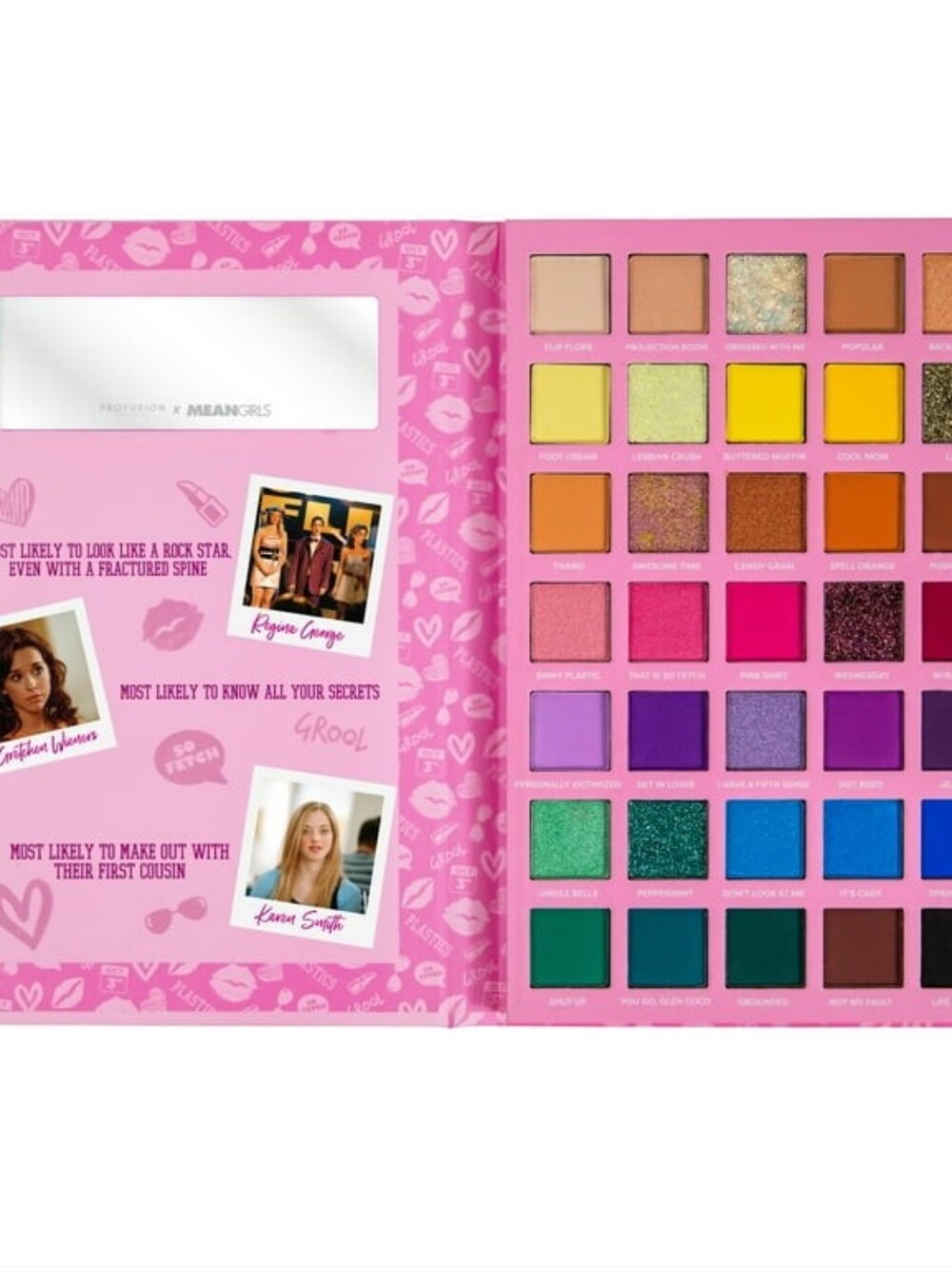 Profusion x Mean Girls RARE North Shore Yearbook Palette NWT